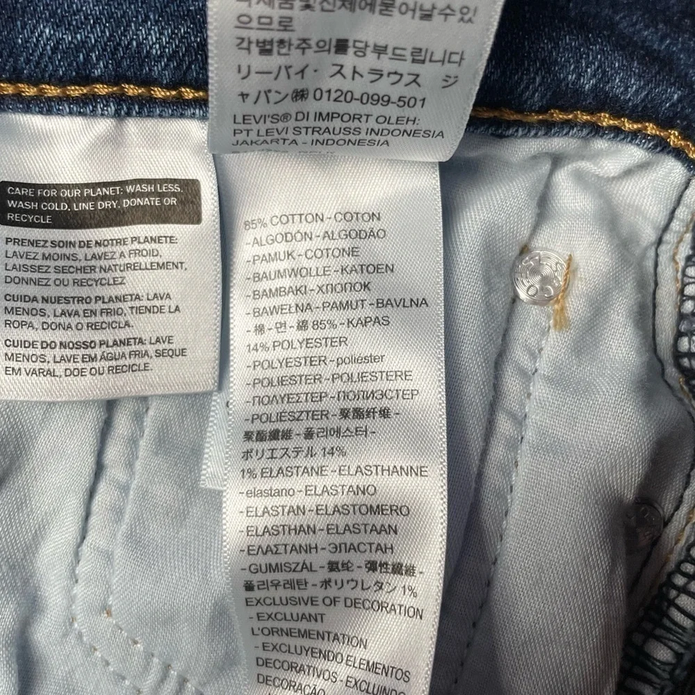 Levi’s Wedgie Straight Fit Jeans in Charleston‎ Outlasted - Dark Wash Size 27